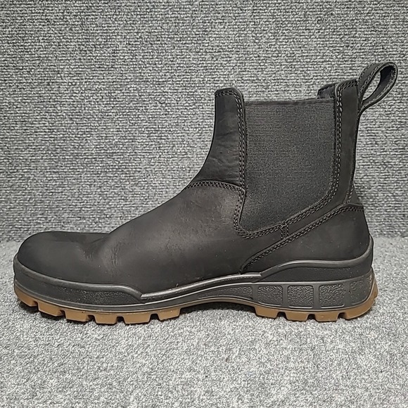 ECCO Track 25 Hydromax Black Chelsea Boot Water Repellent EU 45 Size 11- 11.5 US - Picture 7 of 12